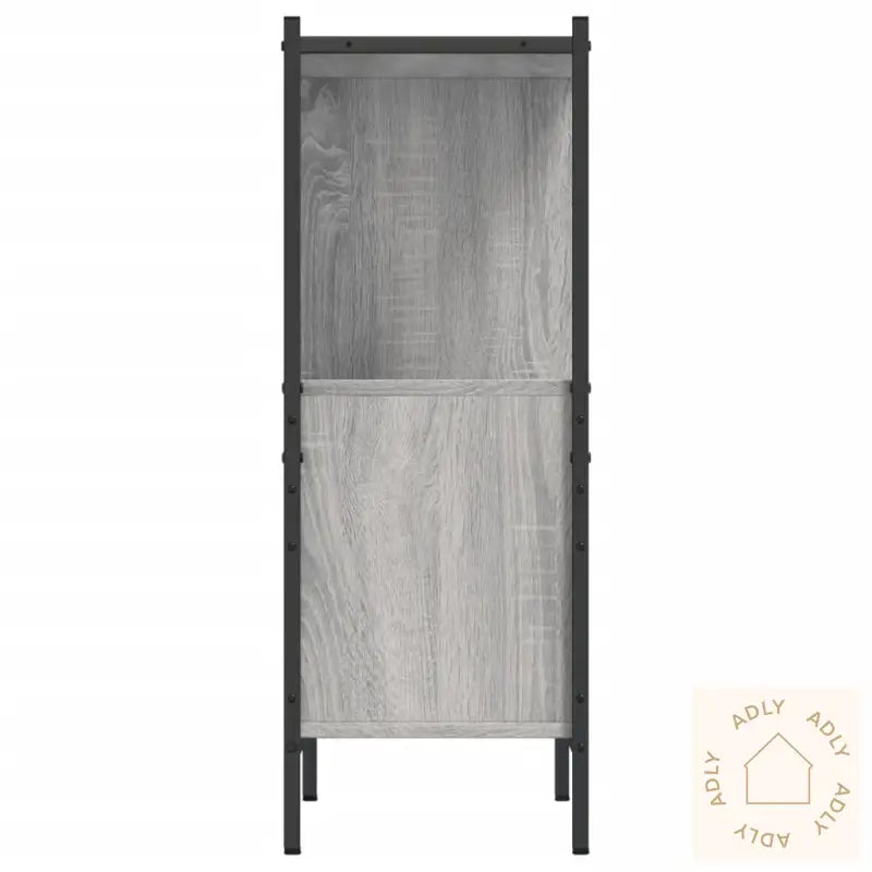 Bokhylle Grå Sonoma 72X28X77,5 Cm Konstruert Tre