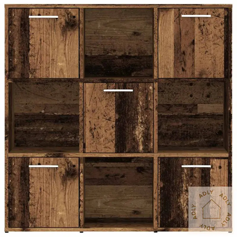 Bokhylle Gammelt Tre 90X28X90 Cm Konstruert Tre