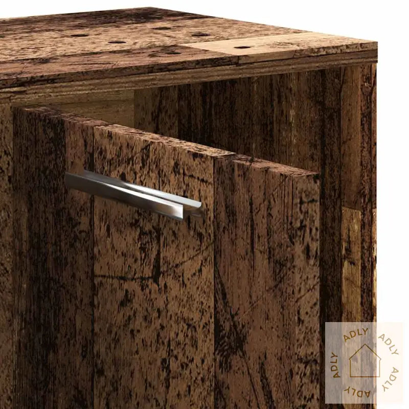 Bokhylle Gammelt Tre 90X28X90 Cm Konstruert Tre