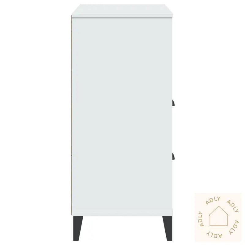 Bokhylle Viken Hvit 80X40X90 Cm Konstruert Tre