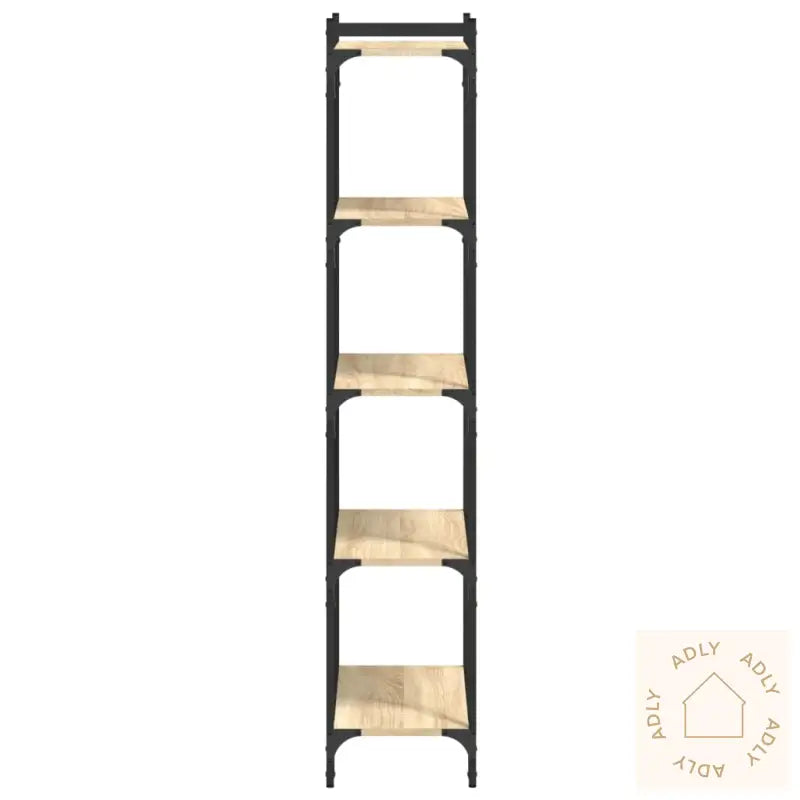 Bokhylle 5 Etasjer Sonoma Eik 60X30X154 Cm Konstruert Tre