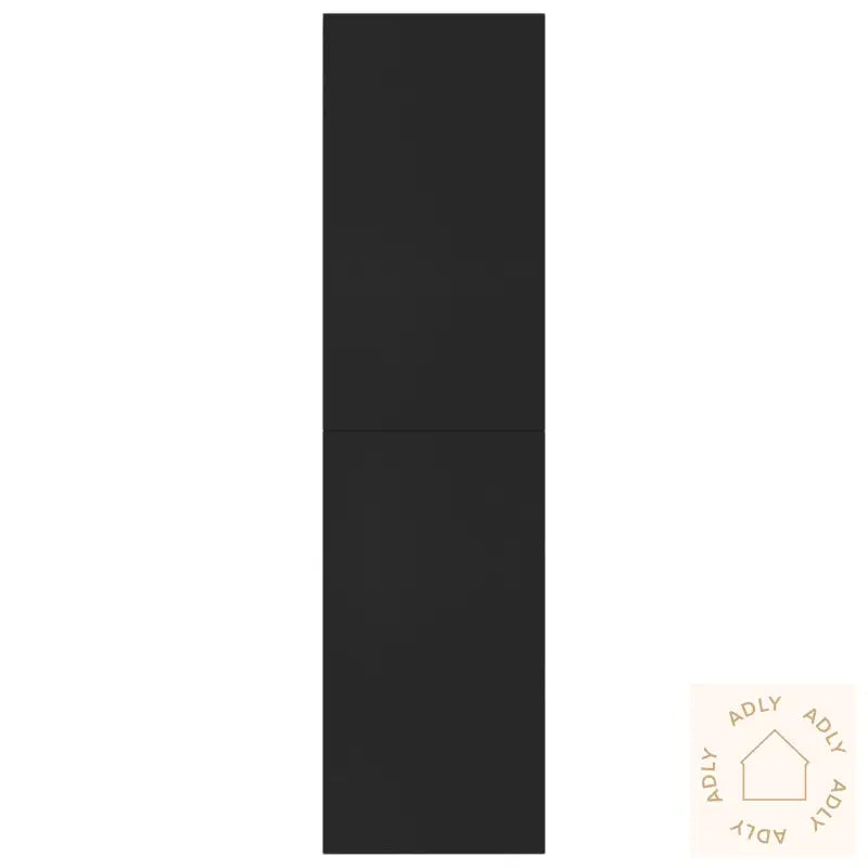 Bokhylle/Romdeler Svart 155X24X160 Cm Konstruert Tre