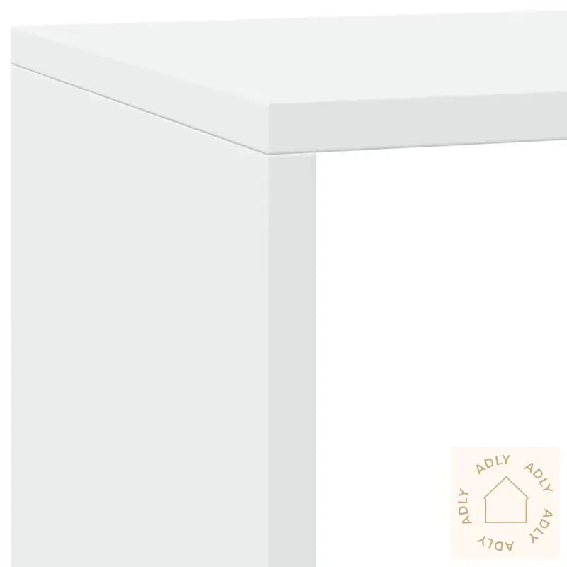 Bokhylle 3 Etasjer Hvit 137,5X29X103,5 Cm Konstruert Tre