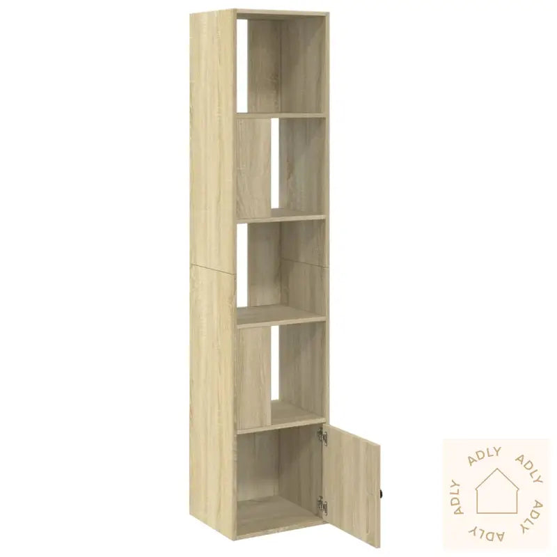 Bokhylle Sonoma Eik 40X36X189 Cm Konstruert Tre