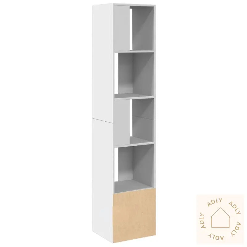 Bokhylle Hvit 40X36X189 Cm Konstruert Tre