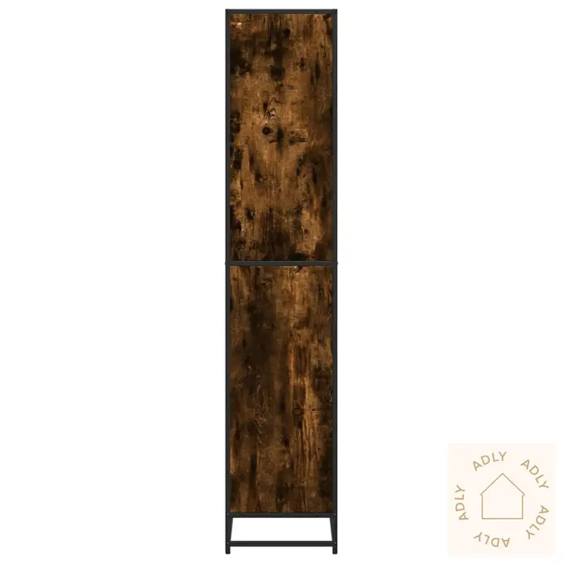 Bokhylle Røkt Eik 60X35X170,5 Cm Konstruert Tre