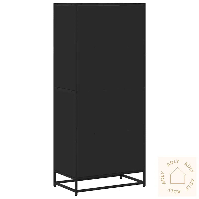 Bokhylle Svart 60X35X139 Cm Konstruert Tre