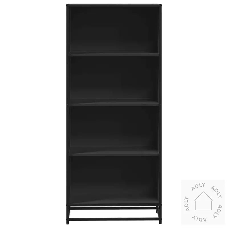 Bokhylle Svart 60X35X139 Cm Konstruert Tre