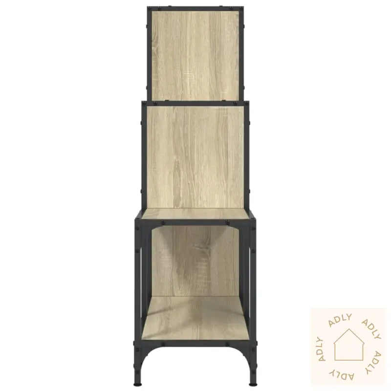 Bokhylle Sonoma Eik 92X30X102 Cm Konstruert Tre