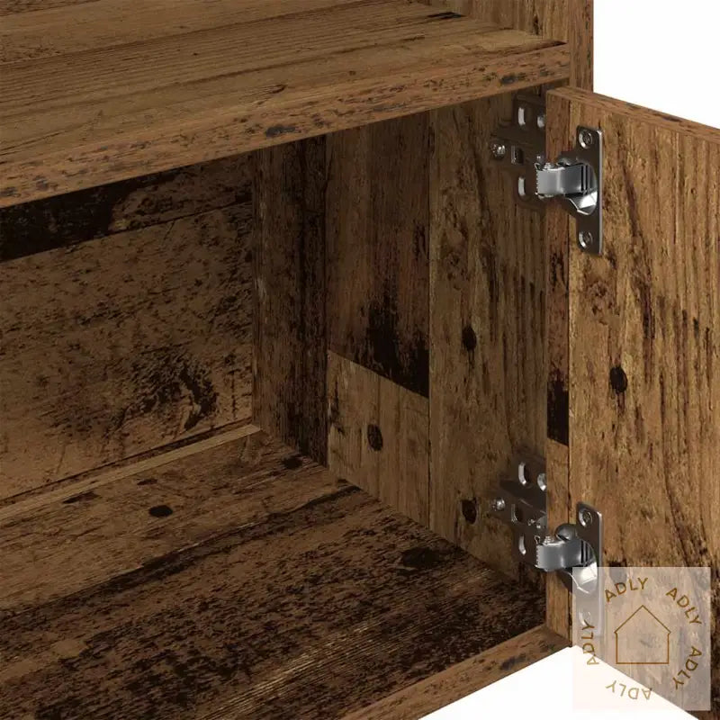 Bokhylle Gammelt Tre 31X24X127 Cm Konstruert Tre