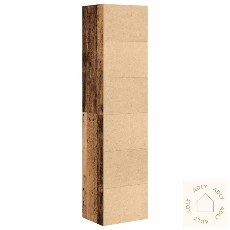 Bokhylle Gammelt Tre 31X24X127 Cm Konstruert Tre