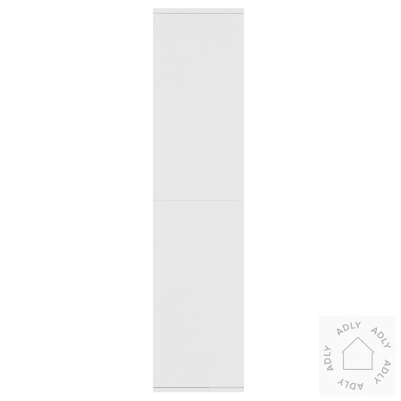 Bokhylle/Skjenk Hvit 66X30X130 Cm Konstruert Tre