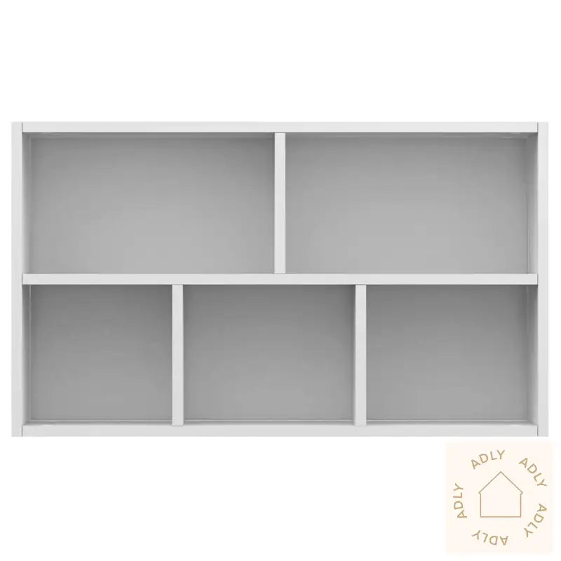 Bokhylle/Skjenk Hvit 50X25X80 Cm Konstruert Tre