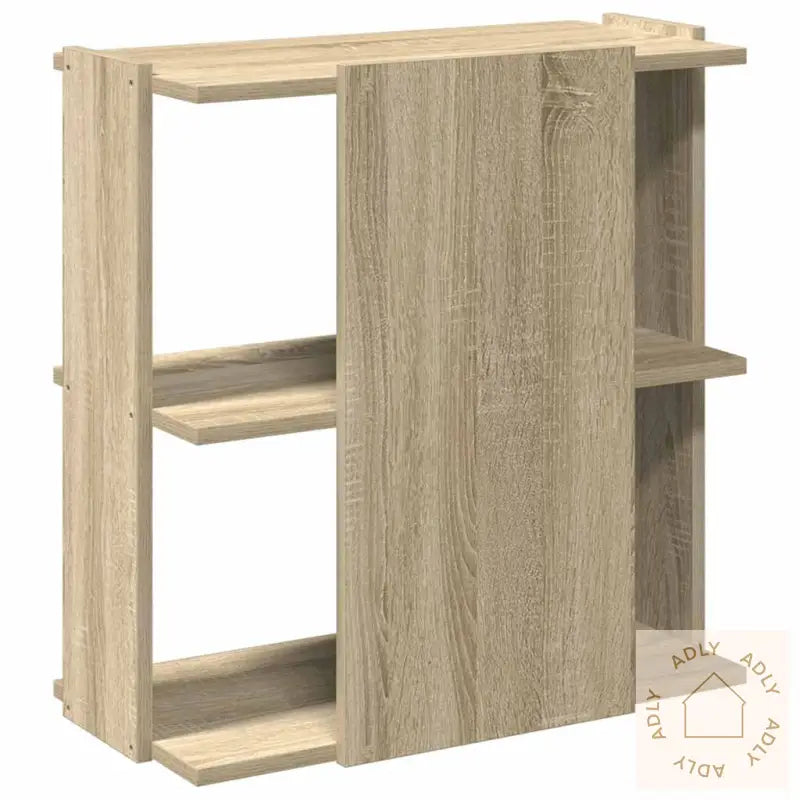 Bokhylle 3 Etasjer Sonoma Eik 60X30X60 Cm Konstruert Tre
