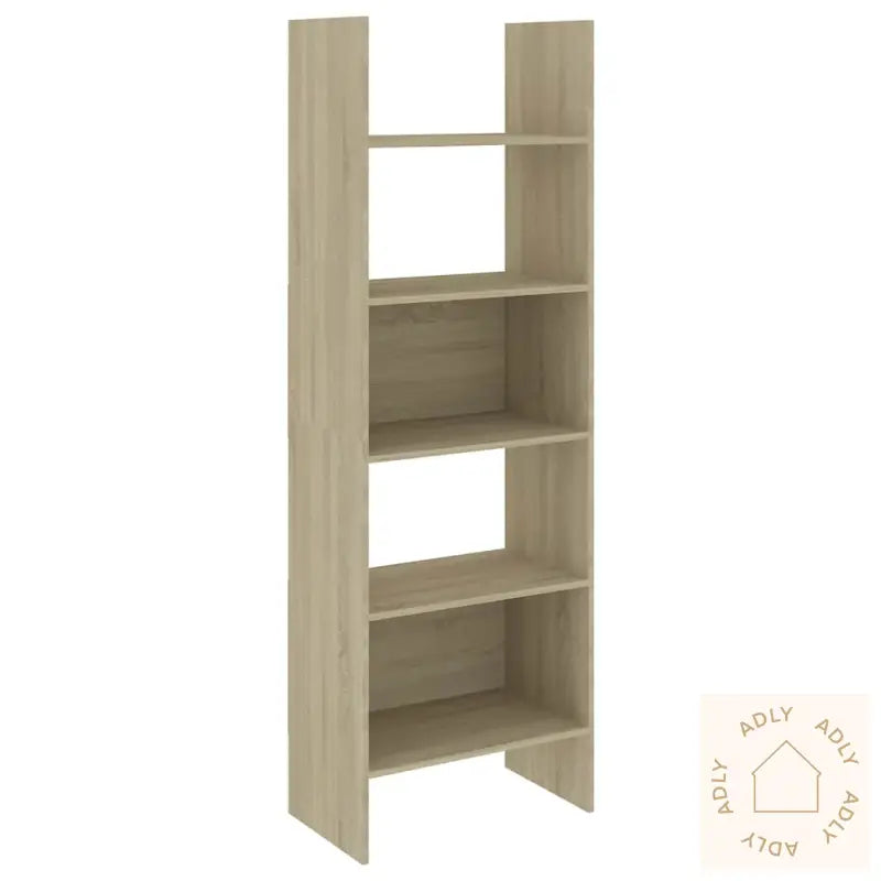 Bokhylle Sonoma Eik 60X35X180 Cm Konstruert Tre