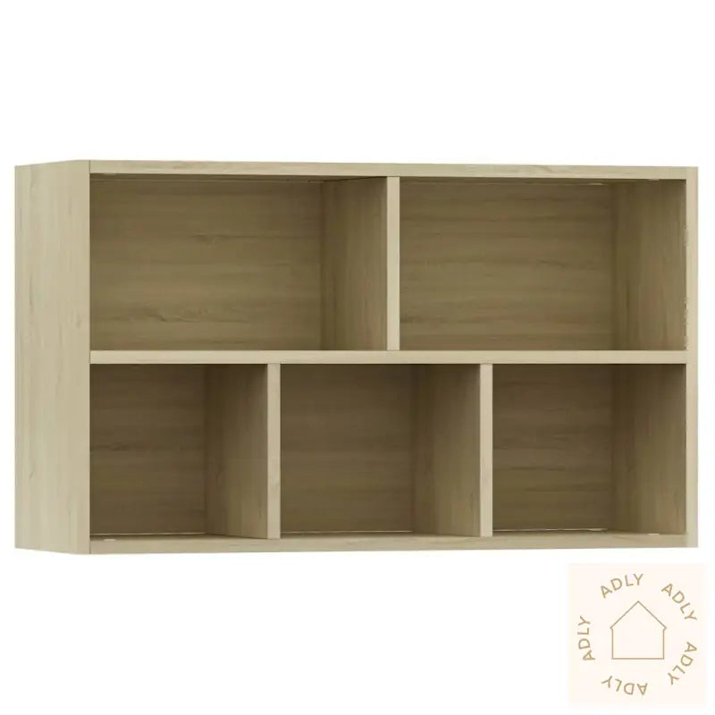 Bokhylle/Skjenk Sonoma Eik 50X25X80 Cm Konstruert Tre