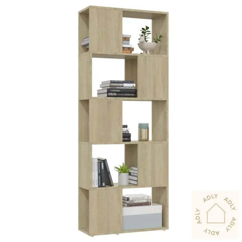 Bokhylle/Romdeler Sonoma Eik 60X24X155 Cm