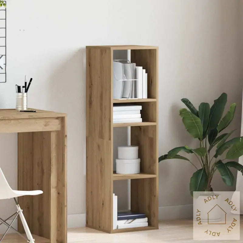 Bokhylle Artisan Eik 34X31X112 Cm Konstruert Tre