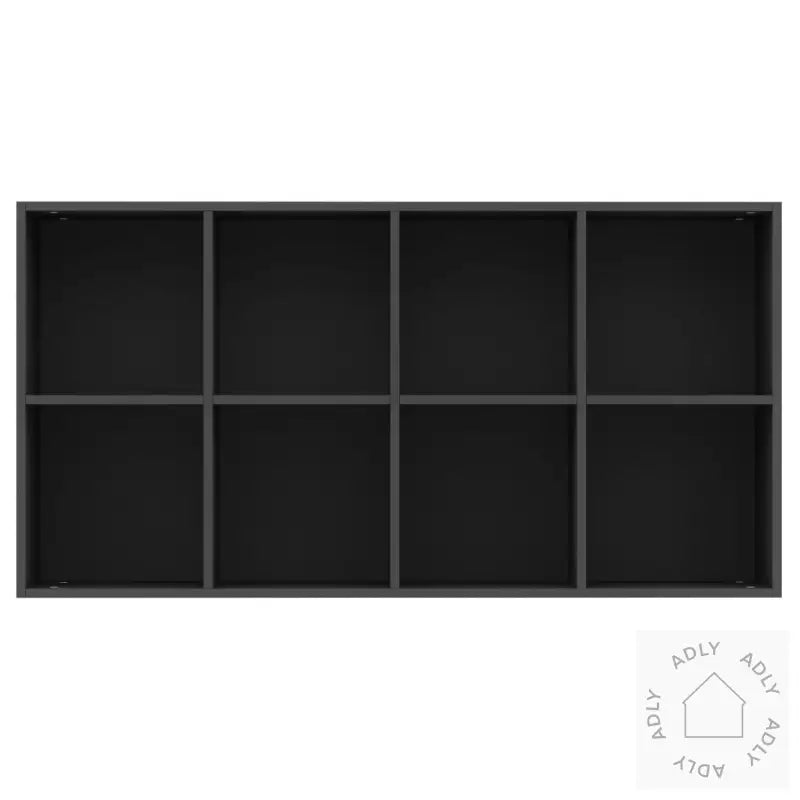 Bokhylle/Skjenk Svart 66X30X130 Cm Sponplate