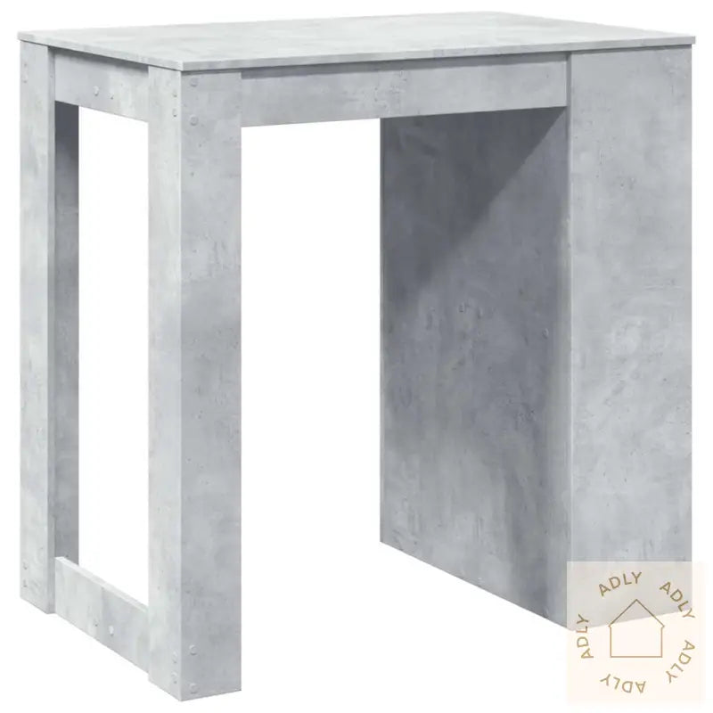 Barbord Betonggrå 102X70X103,5 Cm Konstruert Tre