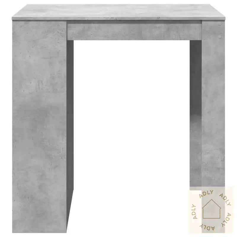 Barbord Betonggrå 102X70X103,5 Cm Konstruert Tre