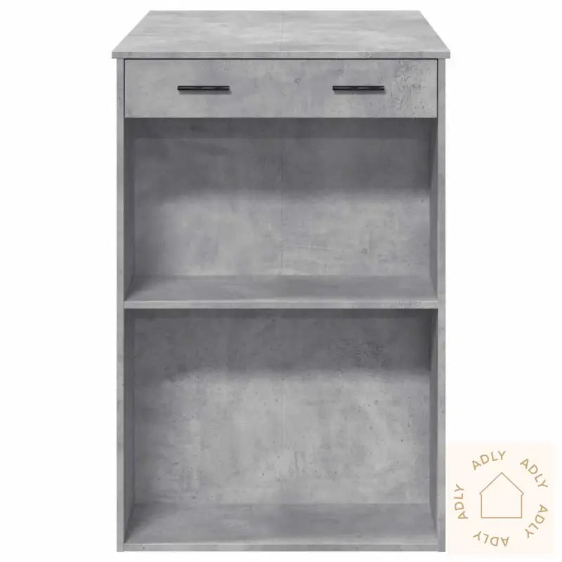 Barbord Betonggrå 102X70X103,5 Cm Konstruert Tre
