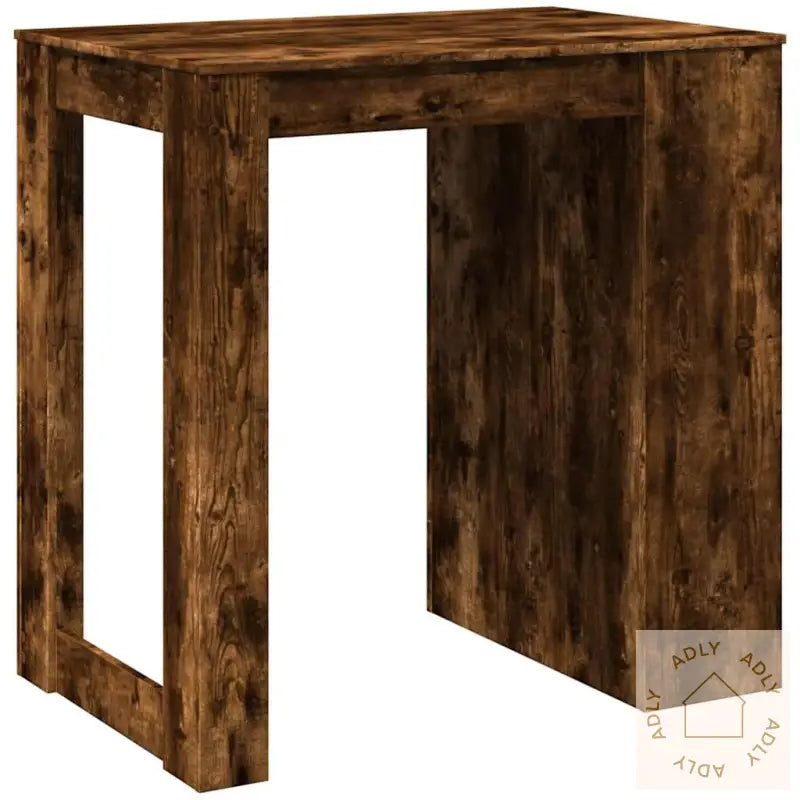 Barbord Røkt Eik 102X70X103,5 Cm Konstruert Tre