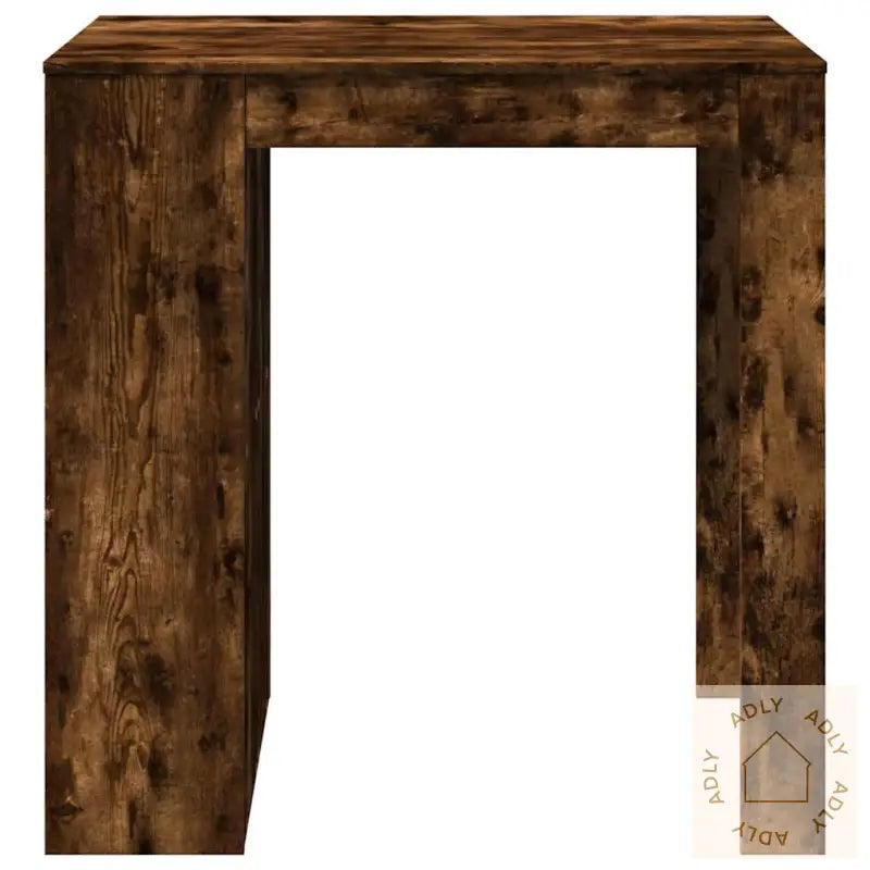 Barbord Røkt Eik 102X70X103,5 Cm Konstruert Tre