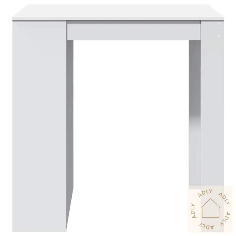 Barbord Hvit 102X70X103,5 Cm Konstruert Tre