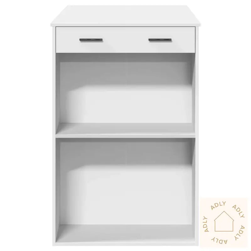 Barbord Hvit 102X70X103,5 Cm Konstruert Tre