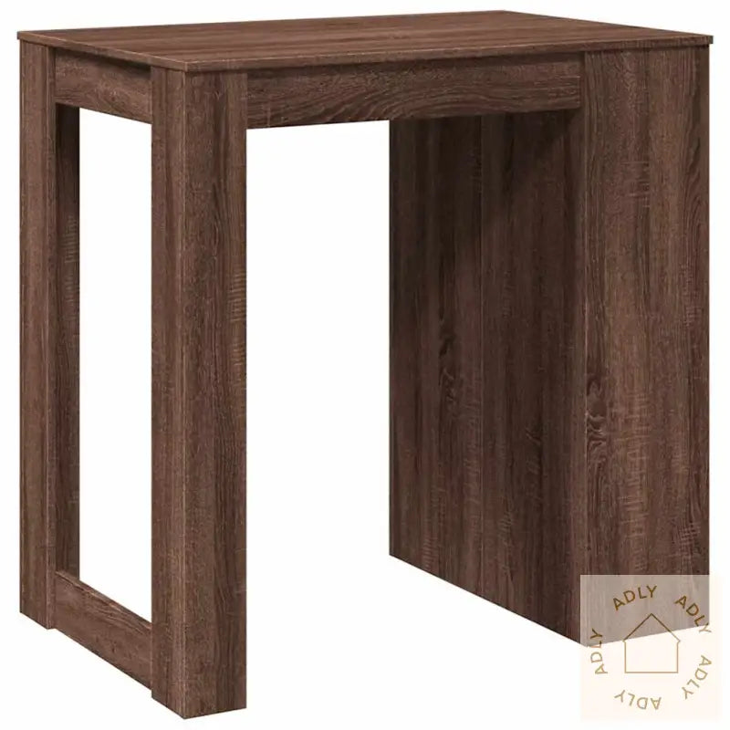 Barbord Brun Eik 102X70X103,5 Cm Konstruert Tre