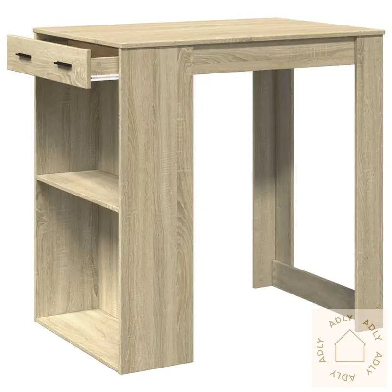 Barbord Sonoma Eik 102X70X103,5 Cm Konstruert Tre
