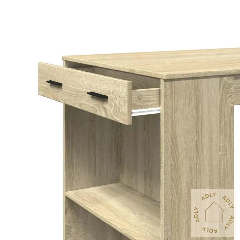 Barbord Sonoma Eik 102X70X103,5 Cm Konstruert Tre