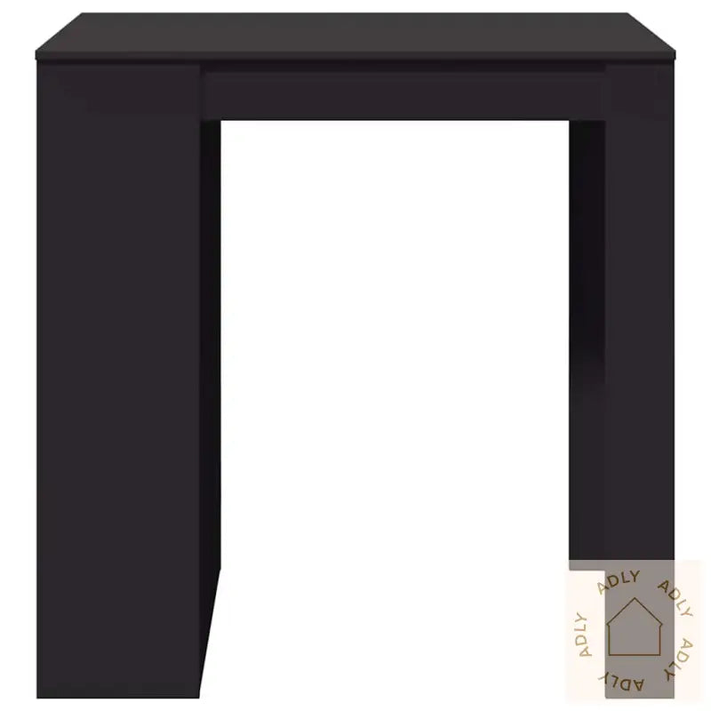 Barbord Svart 102X70X103,5 Cm Konstruert Tre