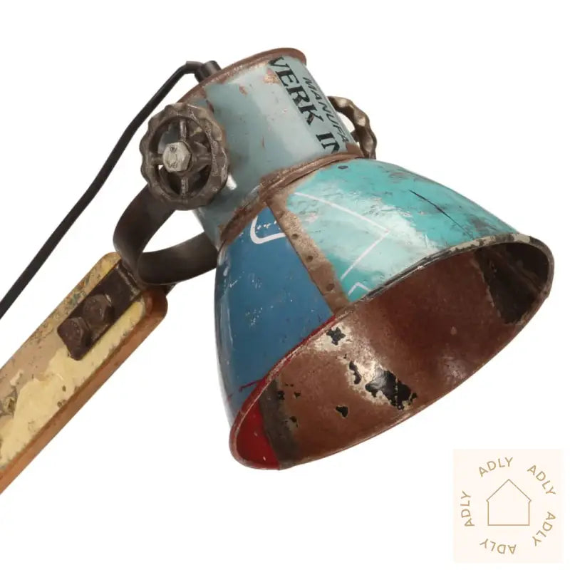 Industriell Bordlampe Flerfarget Rund 23X18X95 Cm E27