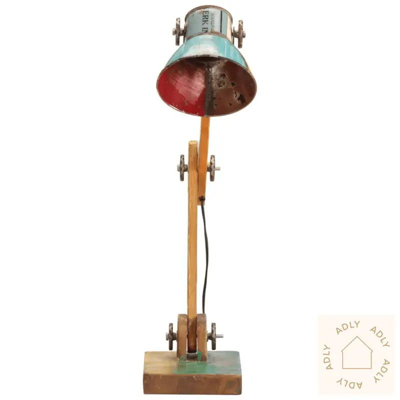 Industriell Bordlampe Flerfarget Rund 23X18X95 Cm E27