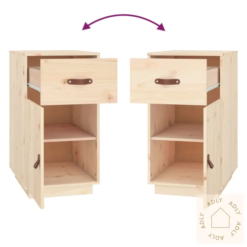 Skrivebord Grå 40X50X75 Cm Heltre Furu