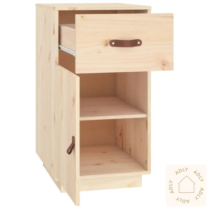Skrivebord Grå 40X50X75 Cm Heltre Furu