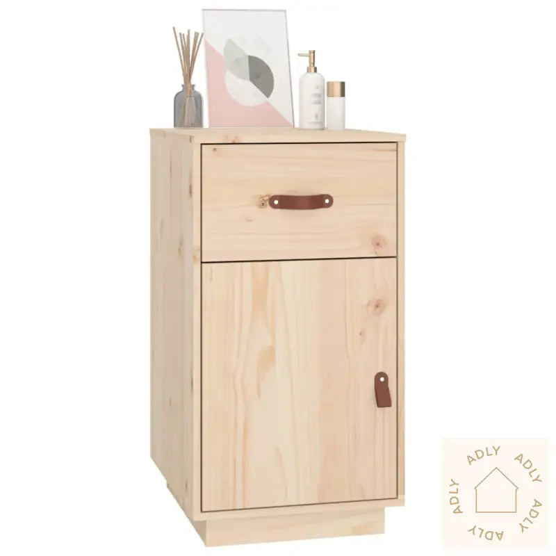 Skrivebord Grå 40X50X75 Cm Heltre Furu