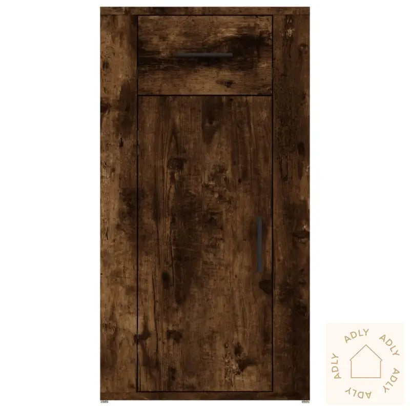 Skrivebord Røkt Eik 40X49X75 Cm Konstruert Tre