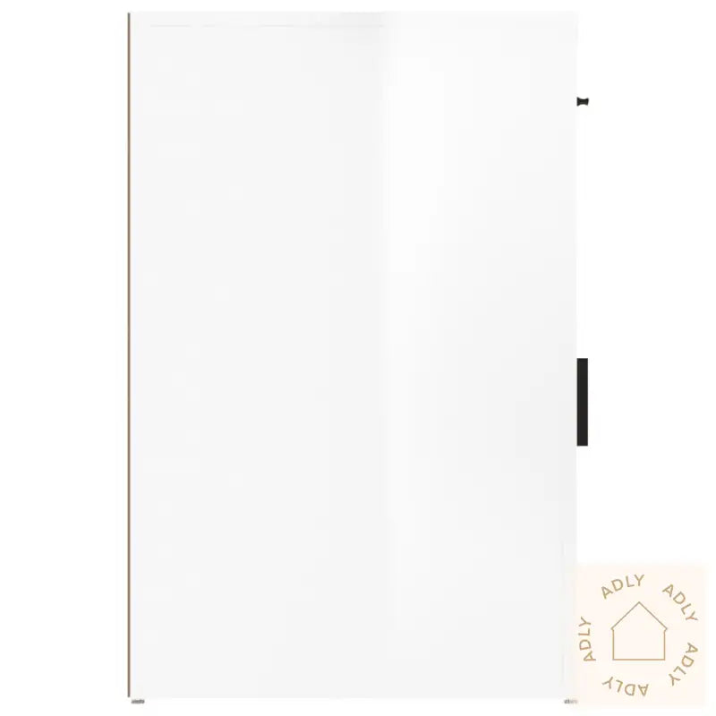Skap Til Skrivebord Høyglans Hvit 40X49X75 Cm Konstruert Tre