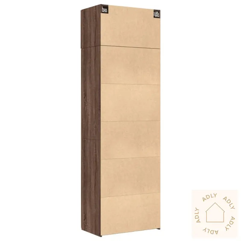 Oppbevaringsskap Brun Eik 70X42,5X225 Cm Konstruert Tre