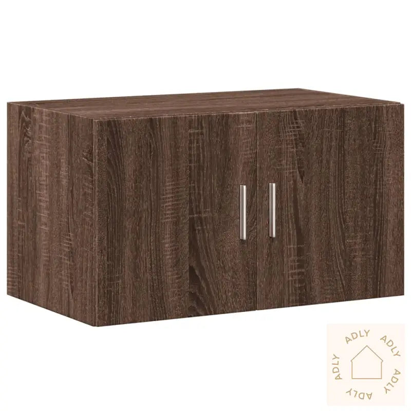 Oppbevaringsskap Brun Eik 70X42,5X225 Cm Konstruert Tre