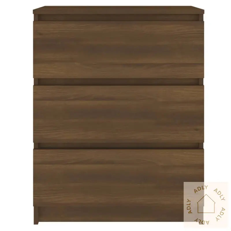 Skjenk Brun Eik 60X35X76 Cm Konstruert Tre