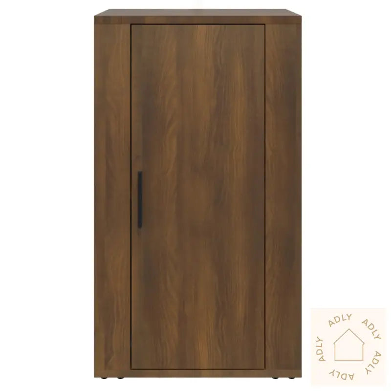 Skjenk Brun Eik 40X33X70 Cm Konstruert Tre