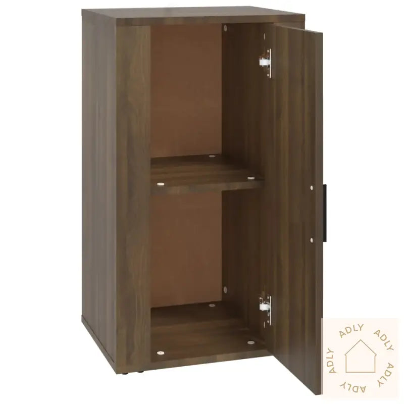 Skjenk Brun Eik 40X33X70 Cm Konstruert Tre