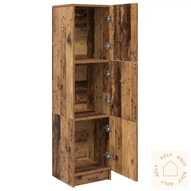 Brun Sideboard Slitt Tre Trefiner Kompakt Brun Sideboard