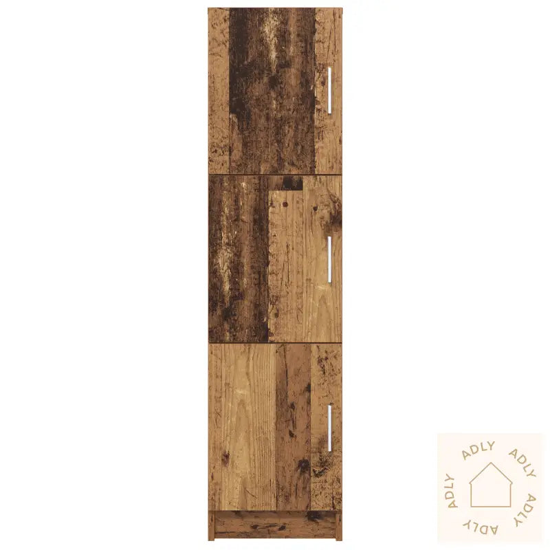 Brun Sideboard Slitt Tre Trefiner Kompakt Brun Sideboard