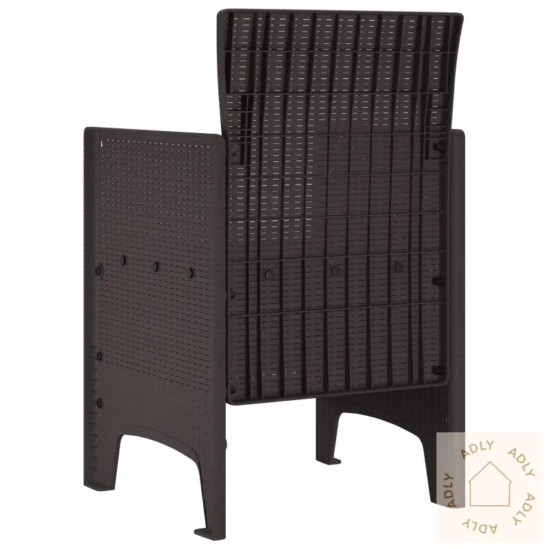 Hagemøbler 2 Stk Brun Poly Rattan