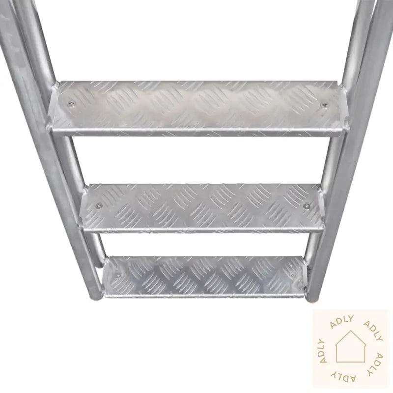 4-Stegs Brygge-/Bassengstige Aluminium 167 Cm
